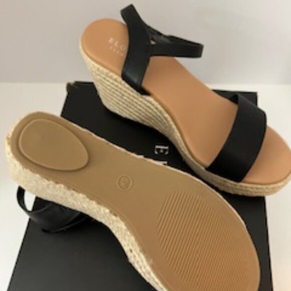 Eloquii Elements Women's Black Espadrilles 8W - Picture 2 of 5